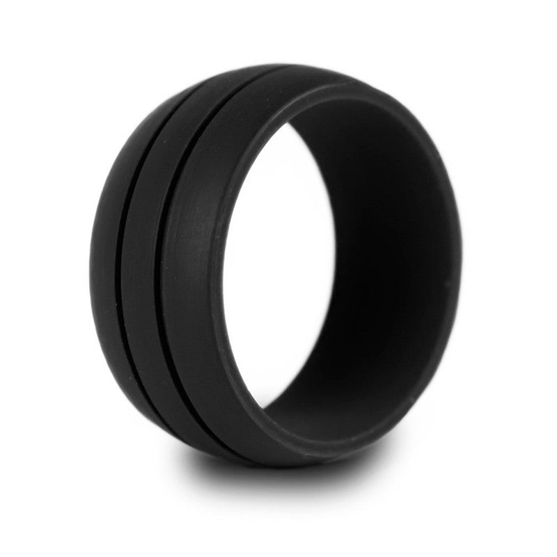 8.5MM Trendy Colorful Environmental Silicone Ring Casual Unisex Wholesale Gift for Men for Women