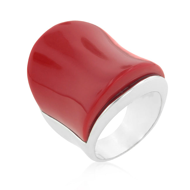 Big Red Cocktail Ring